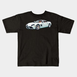 Mercedes SLR McLaren victor art Kids T-Shirt